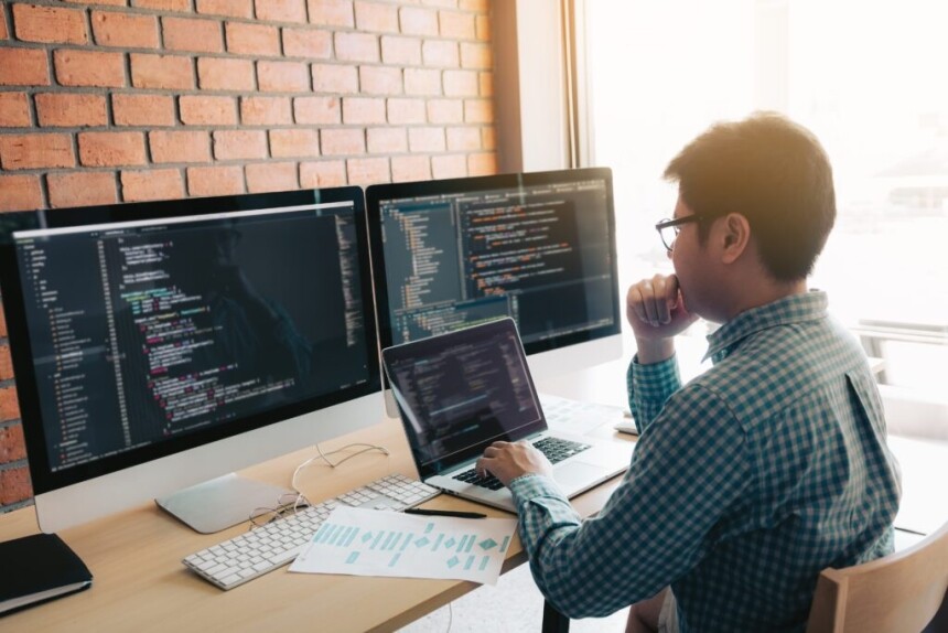 Developing,Programming,And,Coding,Technology,Working,In,A,Software,Develop